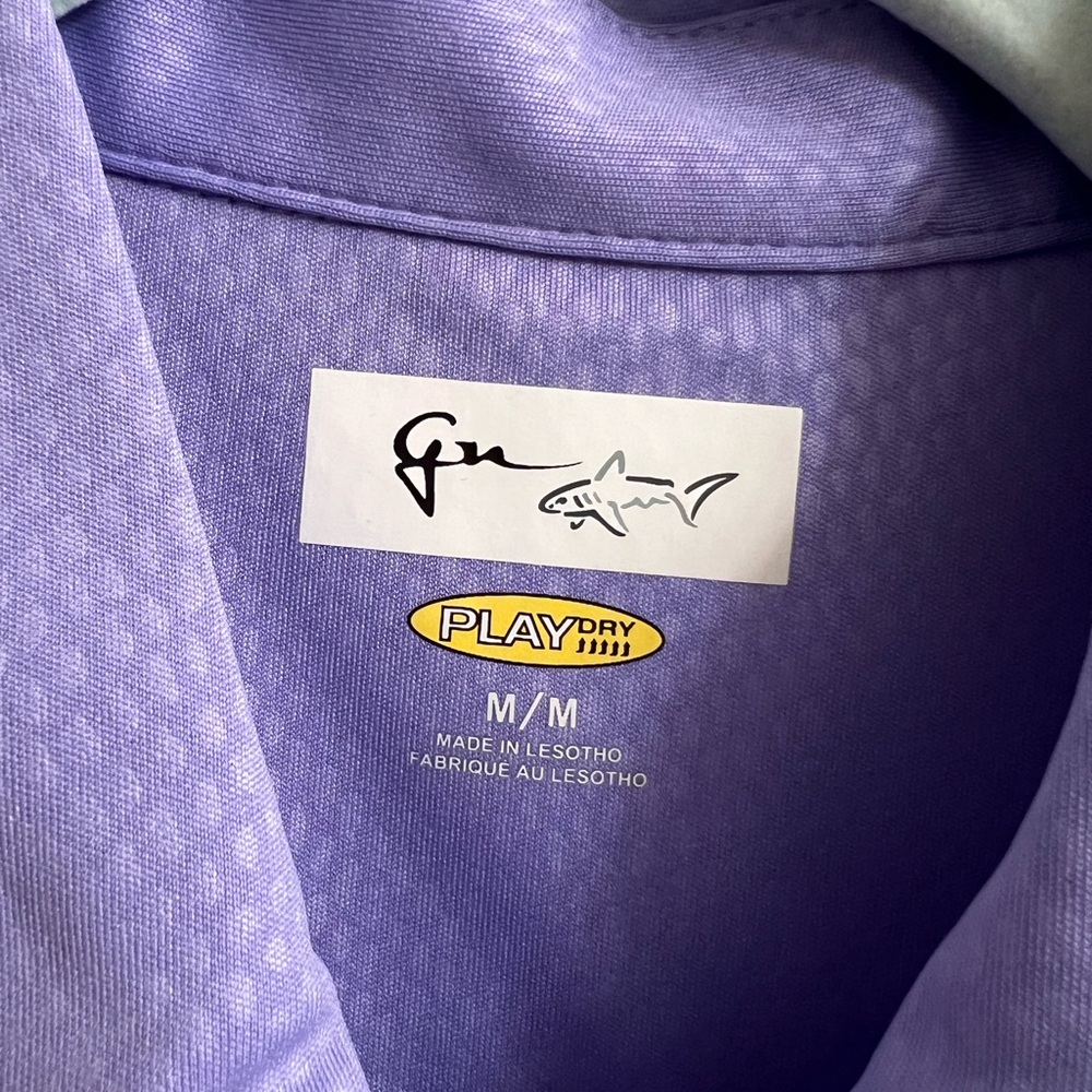 Greg Norman Women's Purple Sleeveless Polo Golf Top - Picture 3 of 4